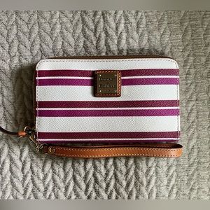 Dooney & Bourke Large Zip Wallet with Wrist Strap